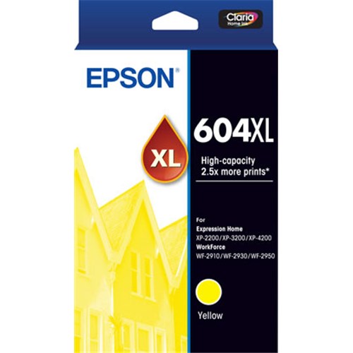 EPSON 604XL INK CARTRIDGE Yellow